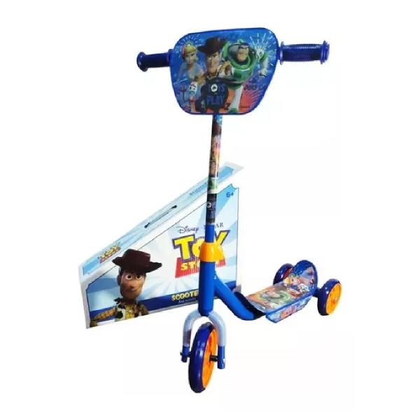 Scooter Patin Del Diablo Infantil Toy Story 3 Ruedas Color Azul