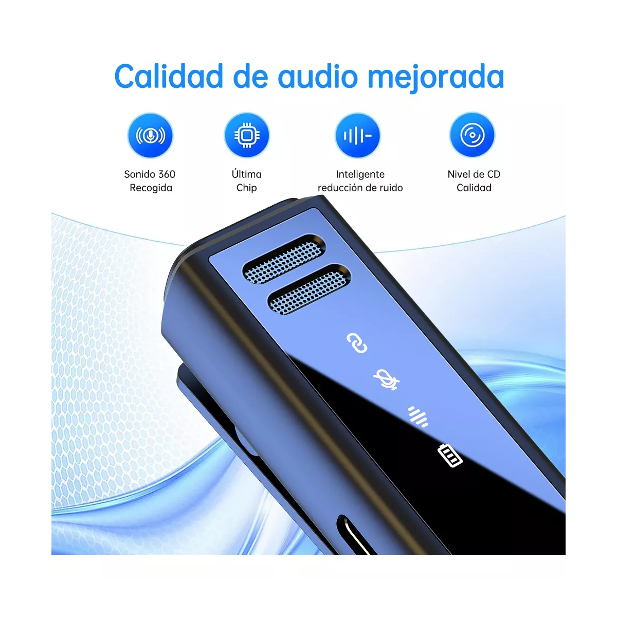 Micrófono Inalámbrico Lavalier Solapa Para Android Type-c 