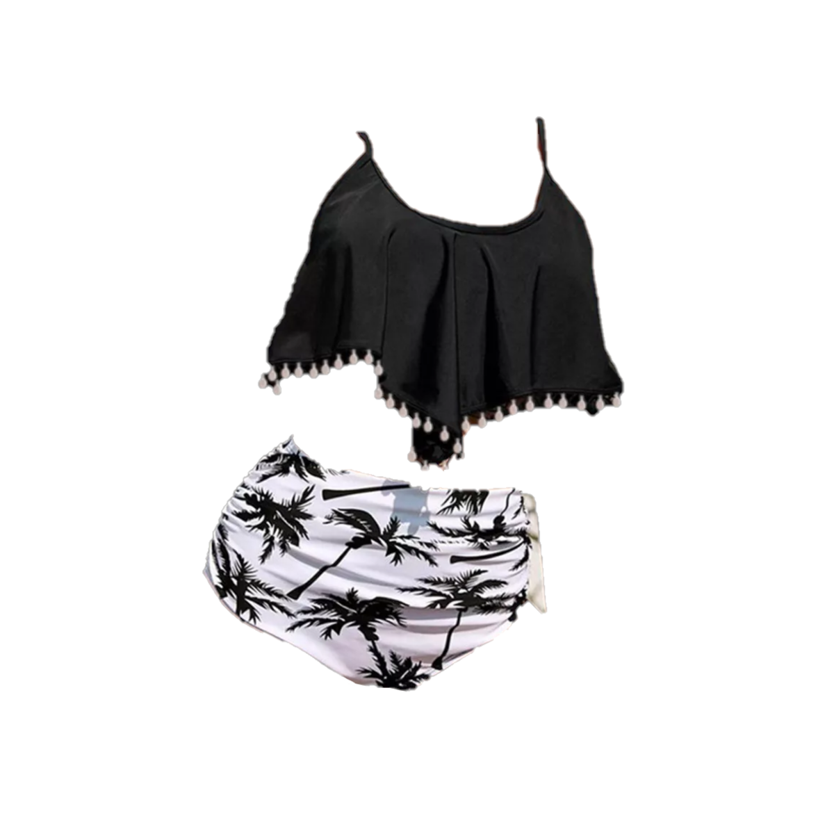 Traje De Baño Completo Dama Dos Piezas Bañador Para Mujer Talla L