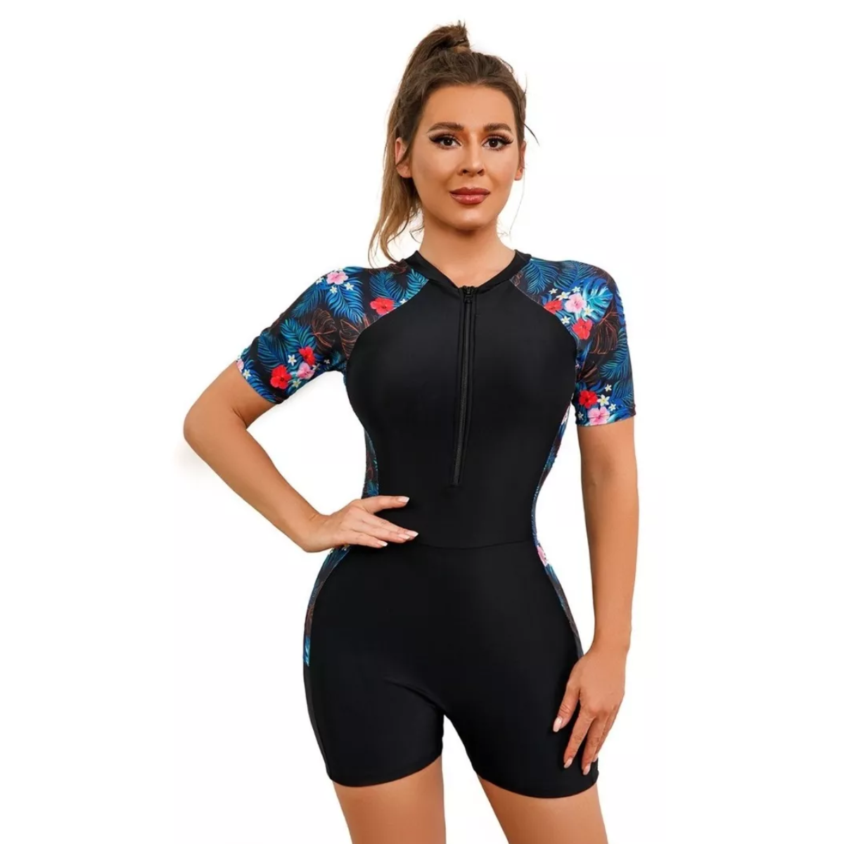 Traje De Baño Natacion Mujer Completo Talla G