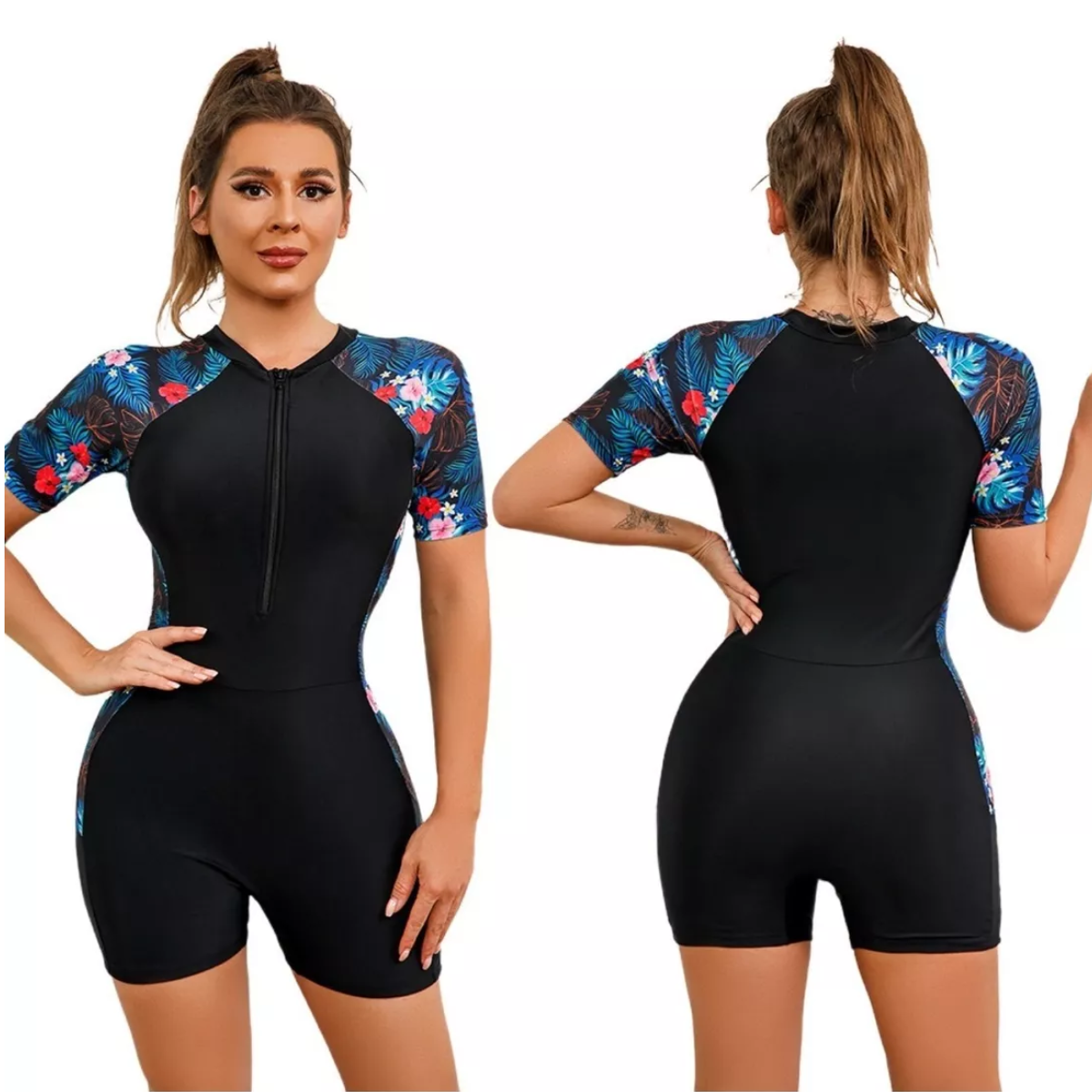 Traje De Baño Natacion Mujer Completo Talla G