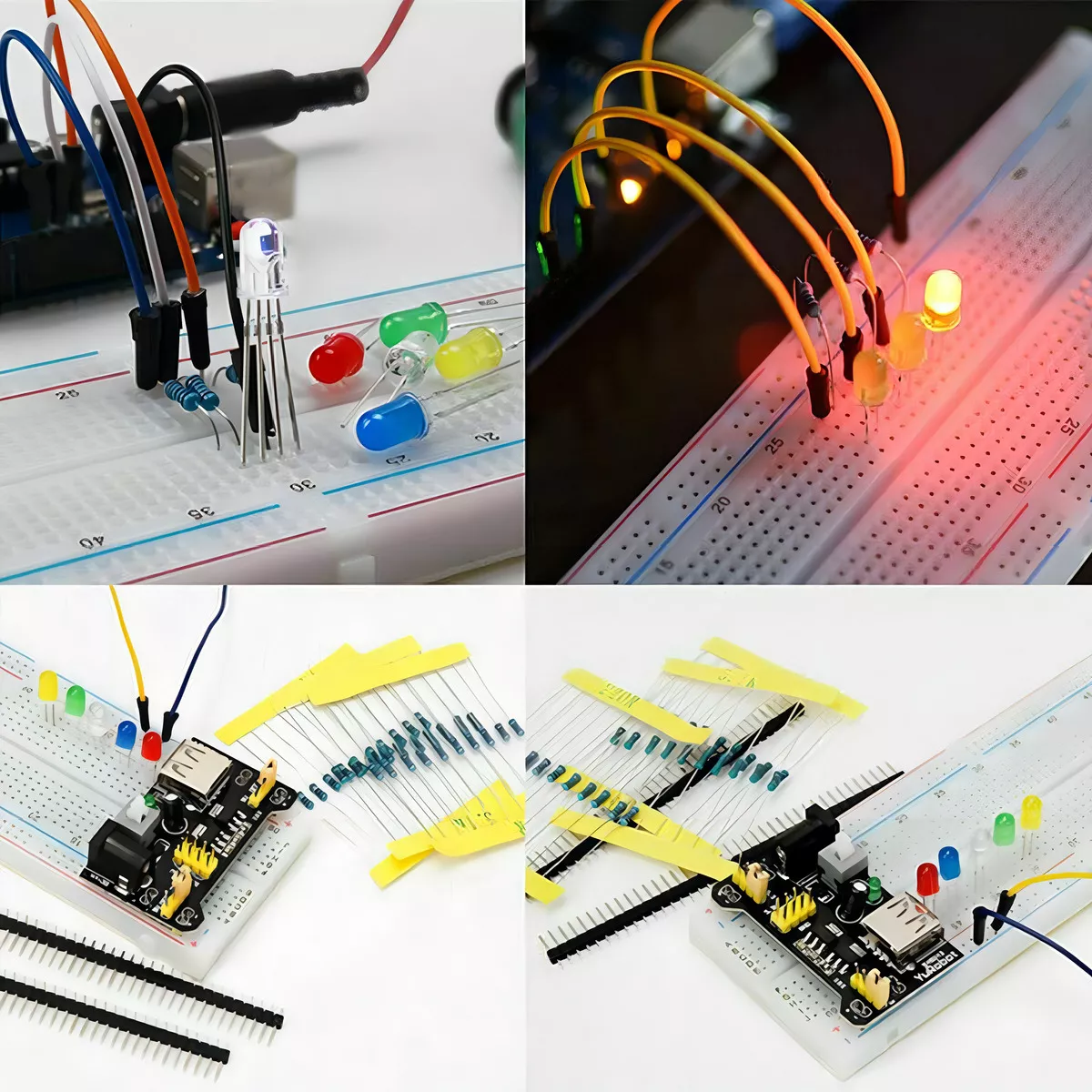 Kit De Placa Prototipo 830 Puntos De Conexión