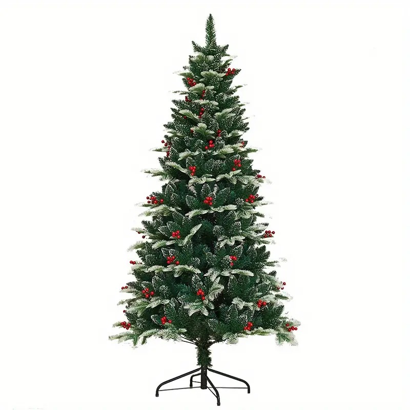 Arbol de Navidad con frutos rojos