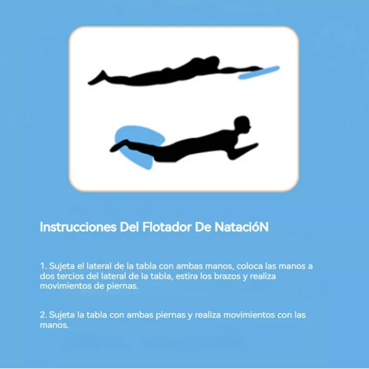 Tabla Flotante Guppy Apoyo Natación Aquafitness Kickboard Rosa