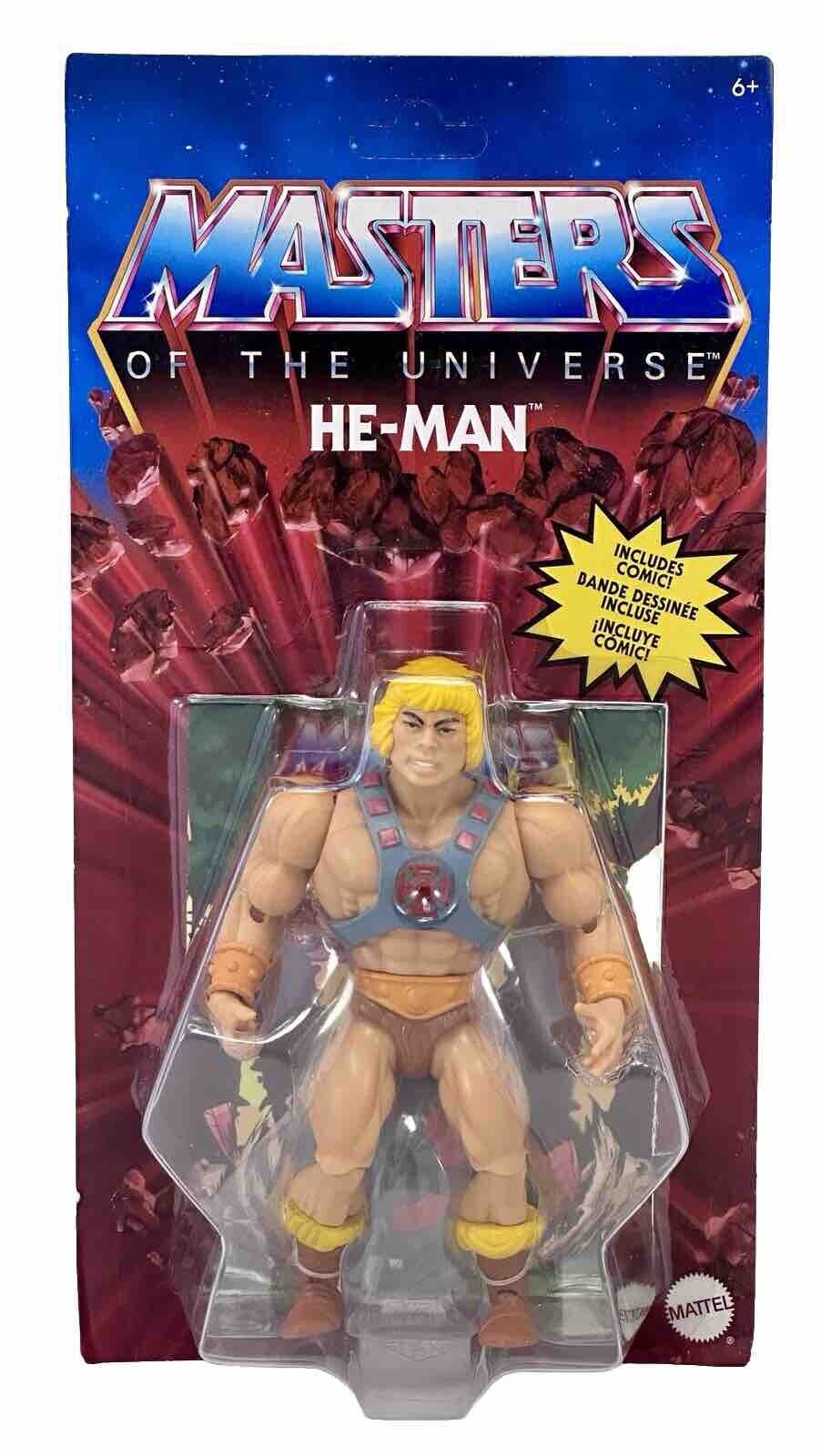 He-Man Cabeza Vintage Masters of the Universe Origins MATTEL Figura de Acción 6+ años