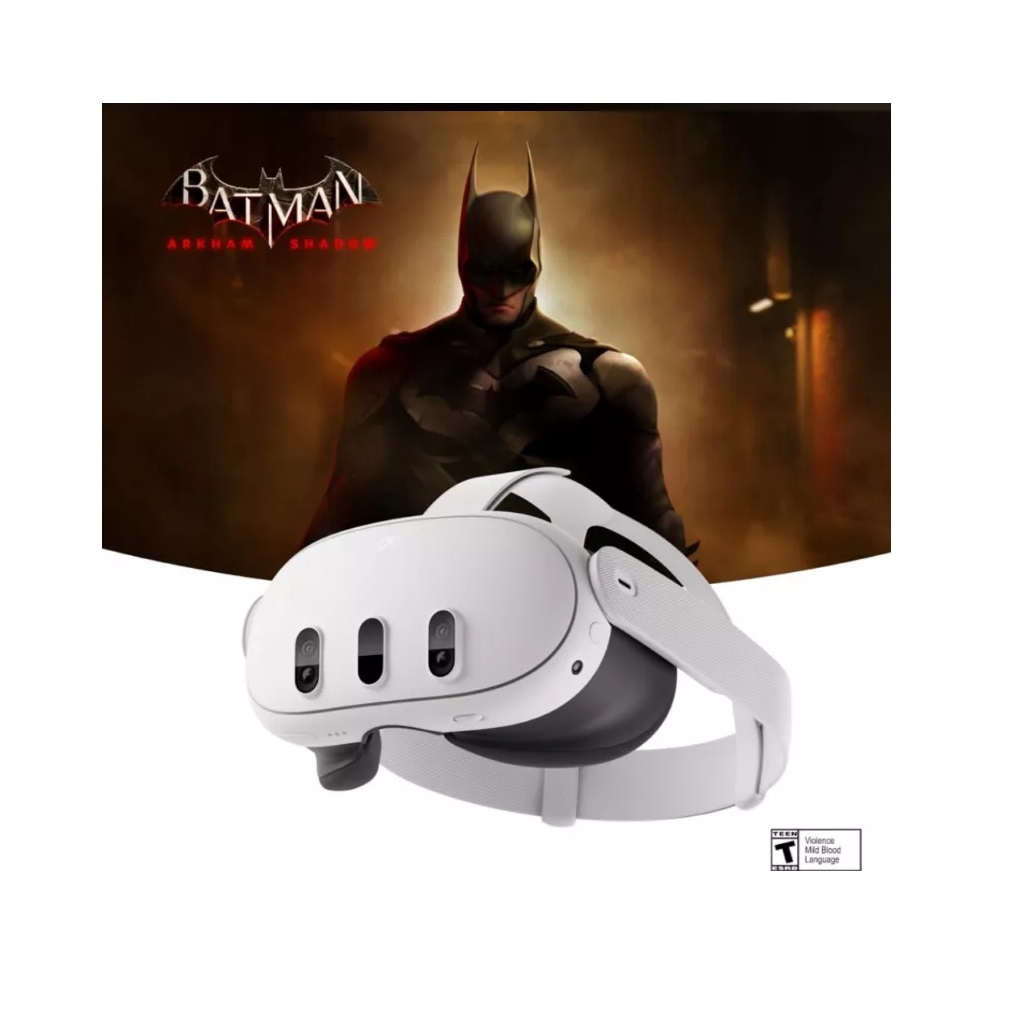 Meta Quest 3 512gb 4k Lente De Realidad Virtual Blanco Edicion Arkham Shadow