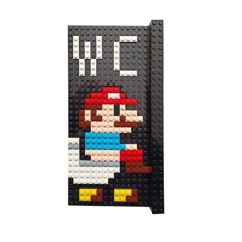 Letreros WC Inodoro Super Mario Armable Bloques Puerta Accesorios Montaje Regalos