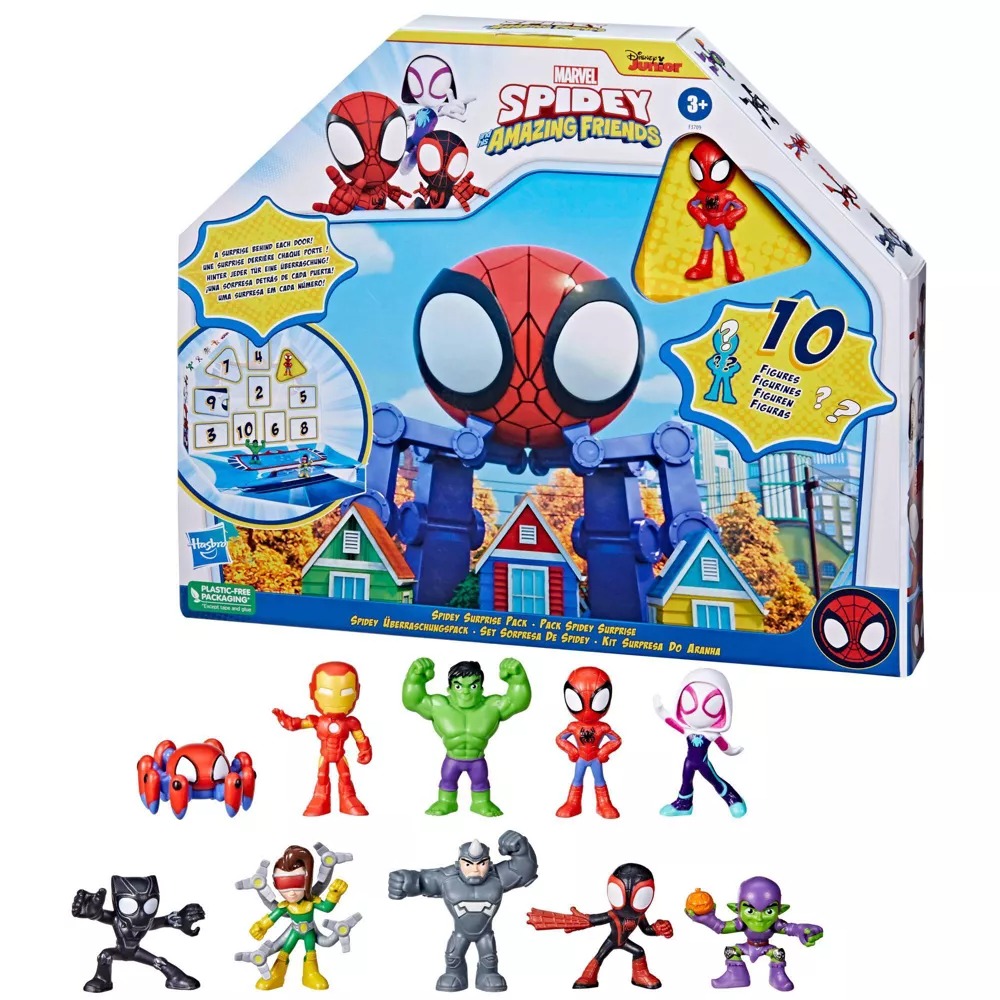 Figuras Colección Marvel Spidey y Amigos Surprise 10 Original Regalo