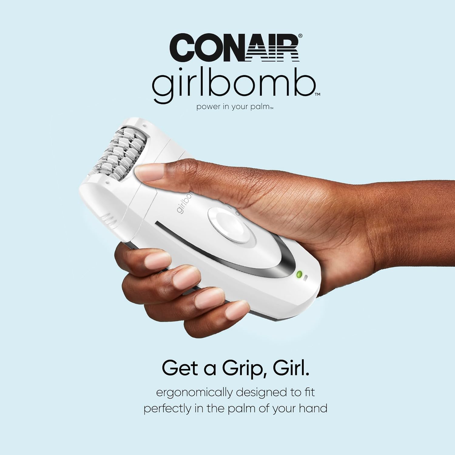 Conair GIRLBOMB Depiladora Rodillo Piel Lisa y Suave Mujeres Afeitadora y Recortadora