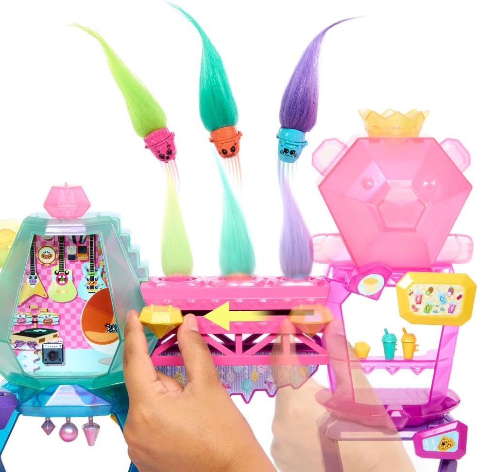 Trolls Set Juego Monte Furia Tobogán Extraíble para niñas de 3 años en adelante