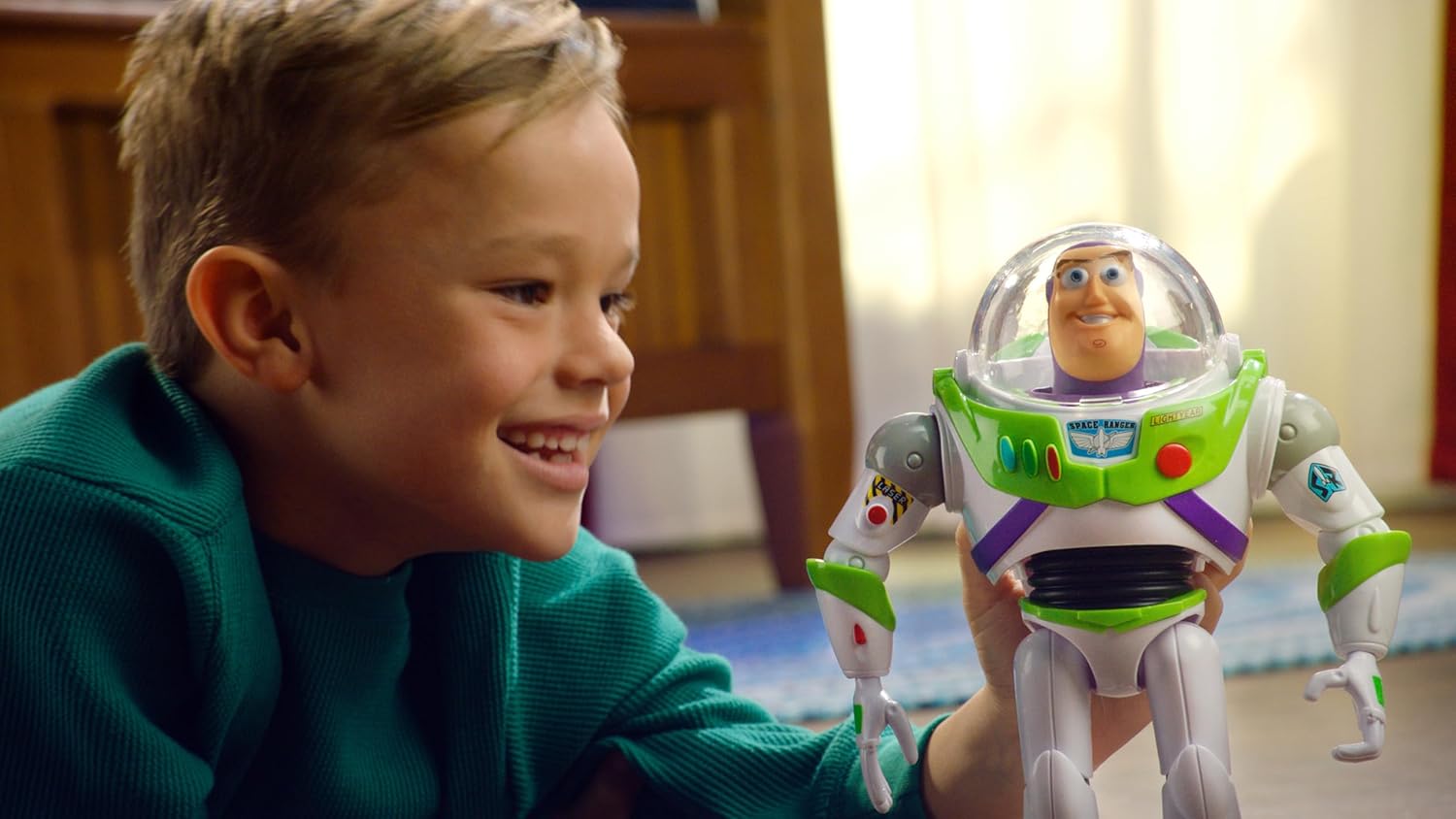 Figura Toy Story Buzz Hablando Movimiento Karate 20 Frases y Sonidos