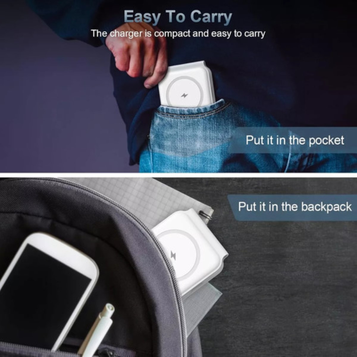 Cargador Inalámbrico 3 En 1 Carga Rápida Para iPhone Samsung