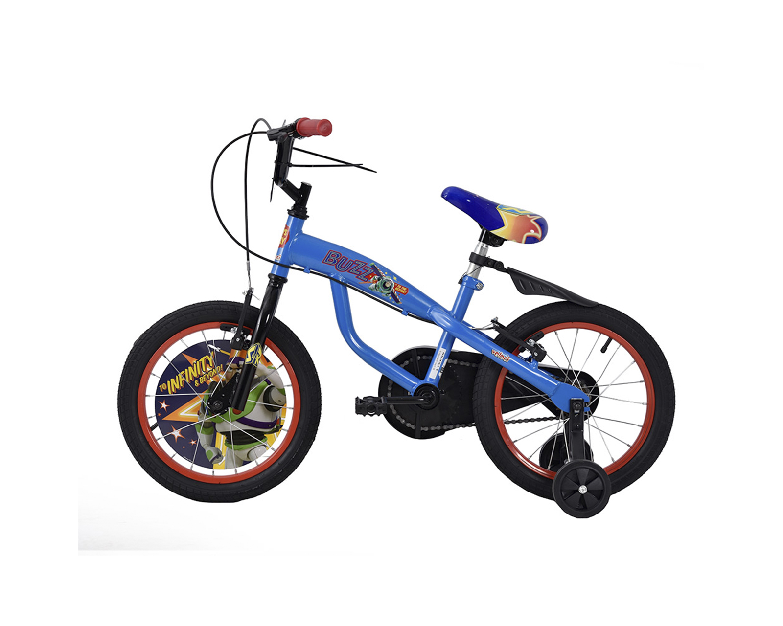 Bicicleta Veloci Toy Story Buzz Rodado 16 Azul 