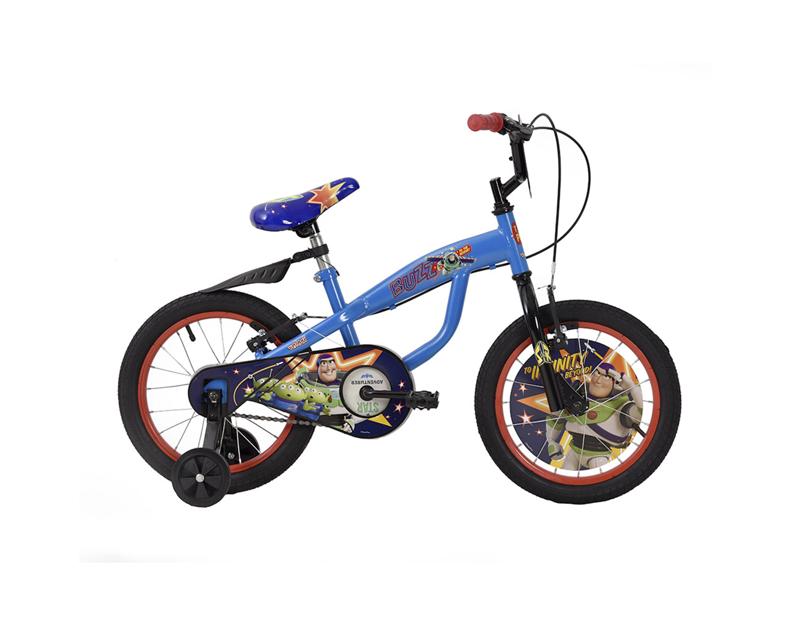 Bicicleta Veloci Toy Story Buzz Rodado 16 Azul 