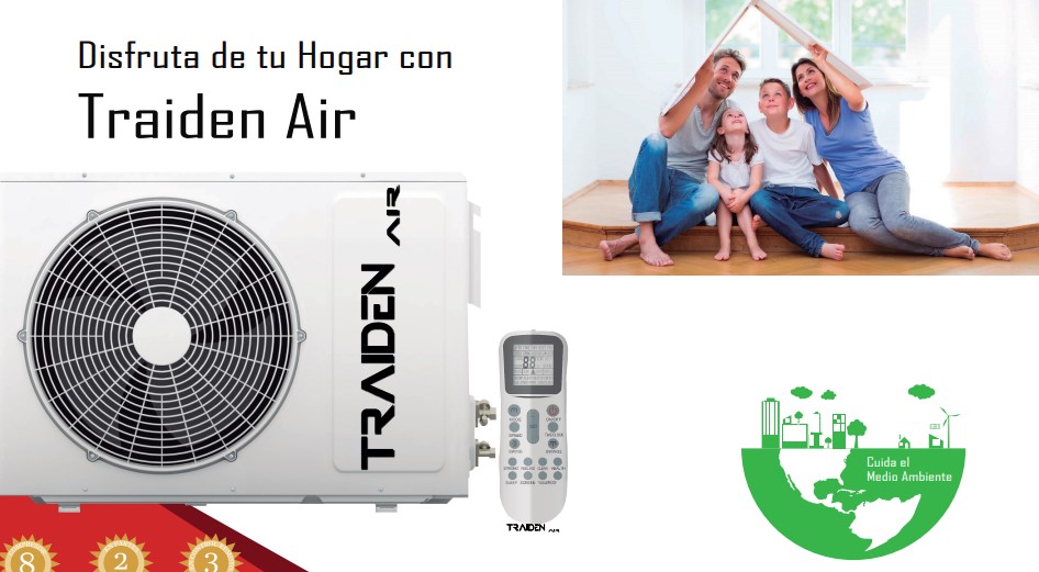 Minisplit Traiden (1 Ton, Solo Frio, 220V)