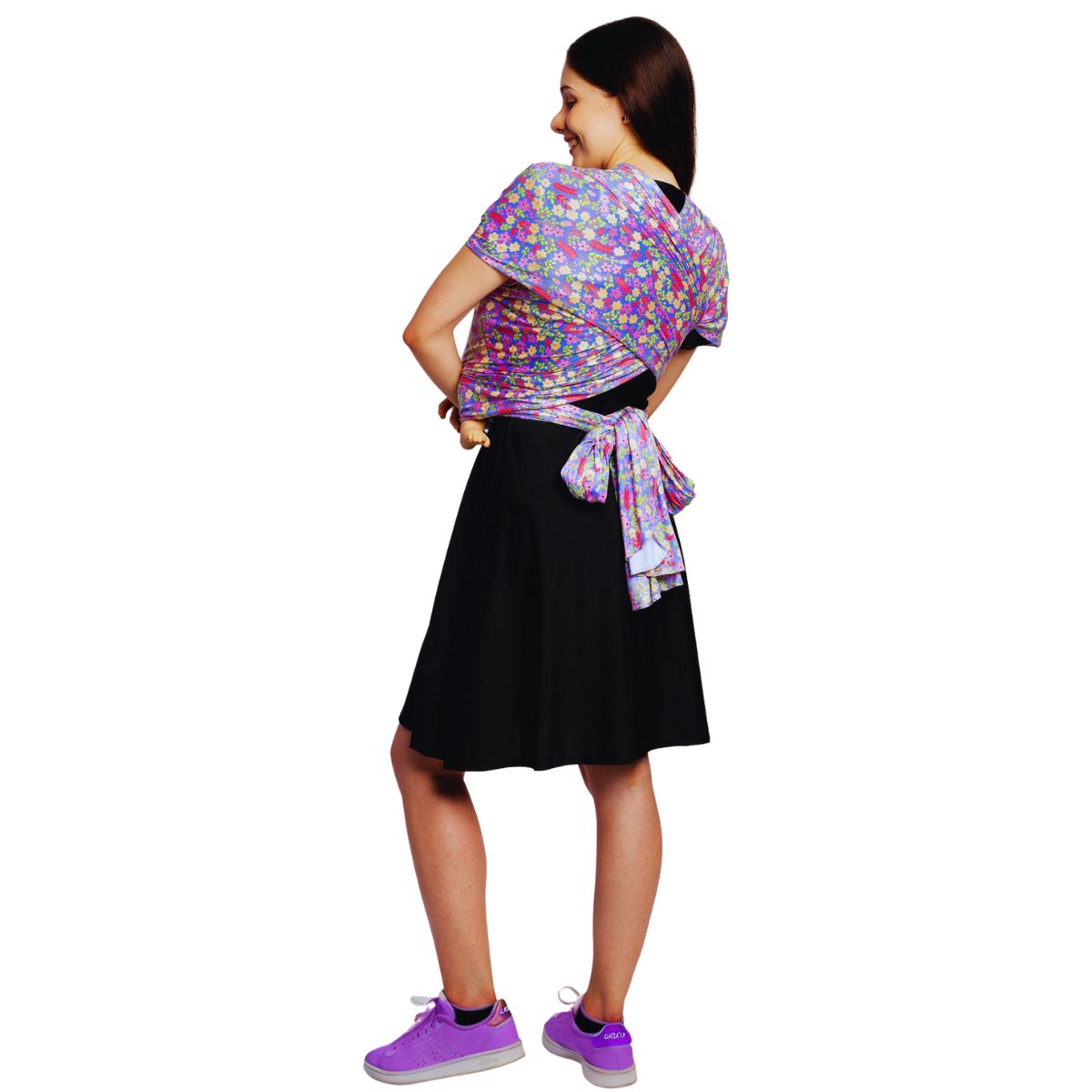  Mãe Baby Fular Ergonómico para Bebé| Portabebé | Fular Elástico Suave | Rebozo para múltiples posiciones | Hasta 10 Kg | Baby Wrap | Color Isabella, 1 Pieza