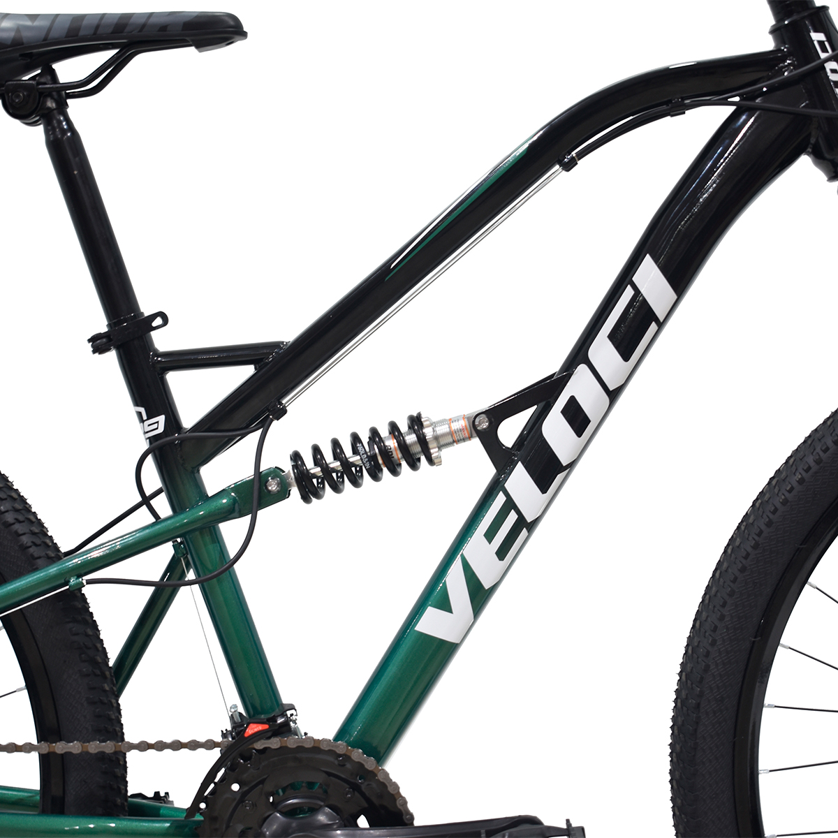 Bicicleta Veloci Naukas Pro Fd D/Susp Rodado 29 Verde