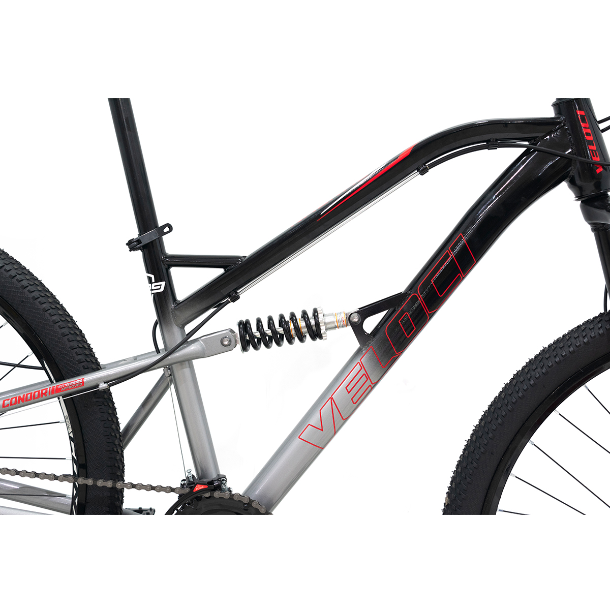 Bicicleta Veloci Naukas Pro Fd D/Susp Rodado 29 Plata