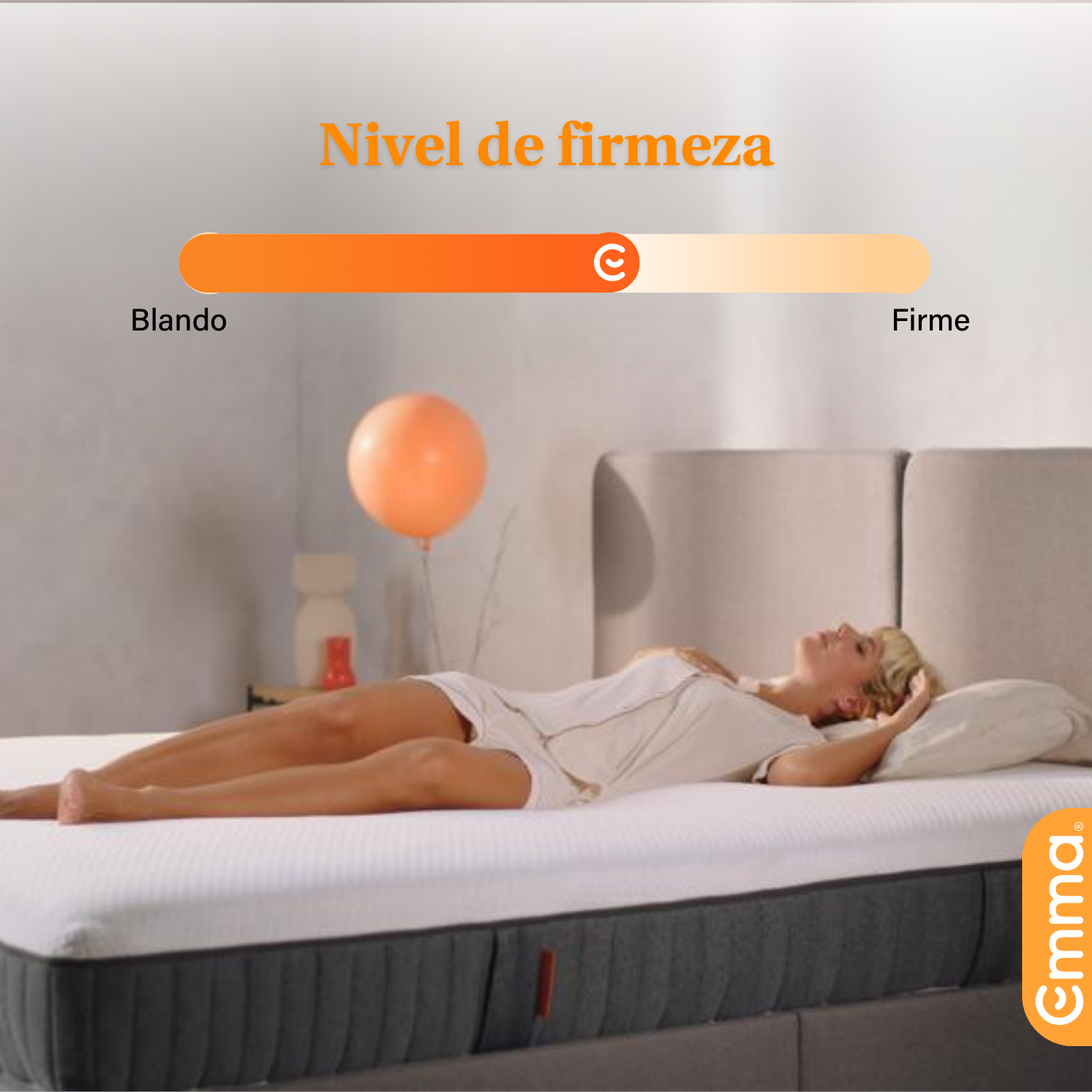 Colchón Emma Hybrid Premium Matrimonial
