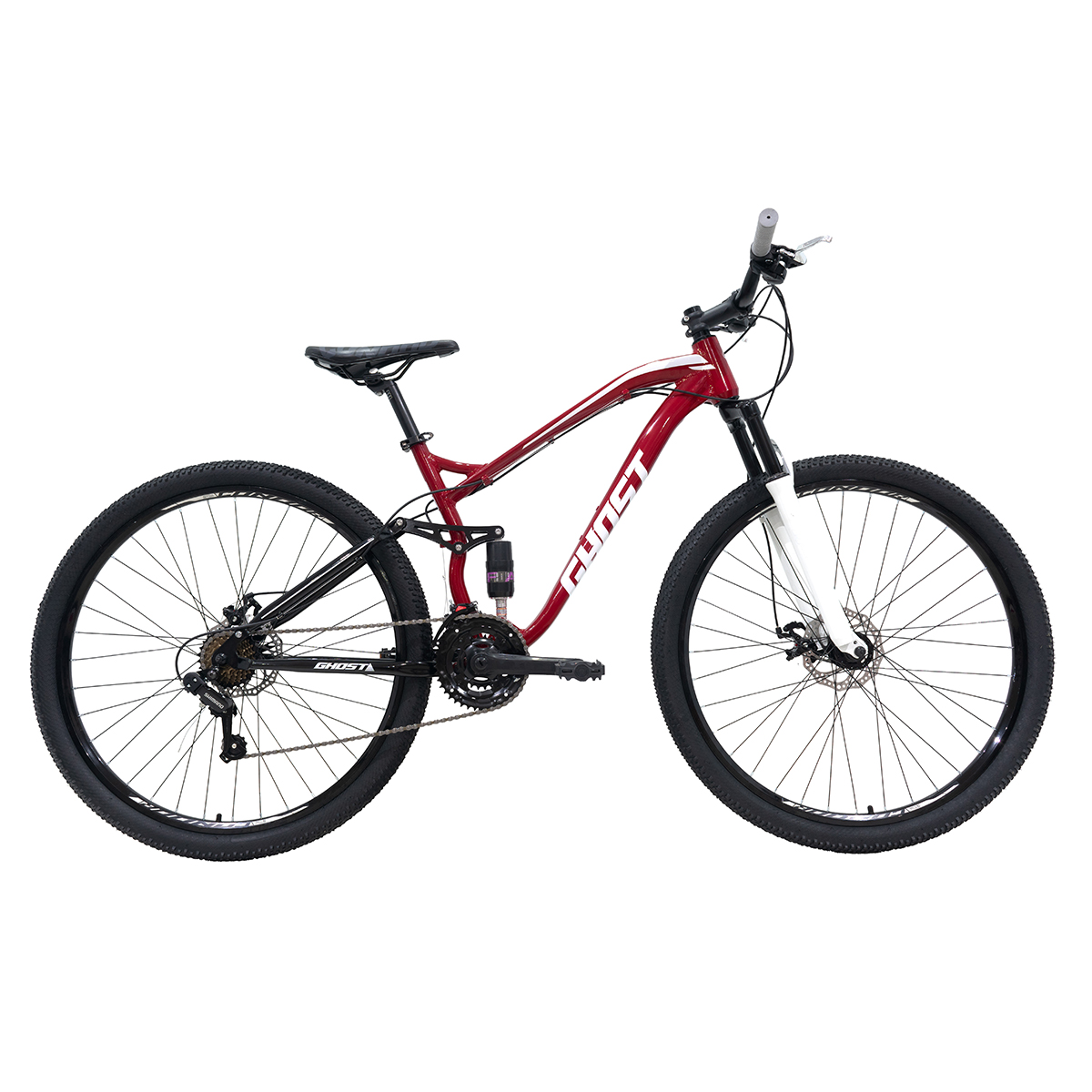Bicicleta Ghost Scrow Rodada 29 Rojo De Montaña