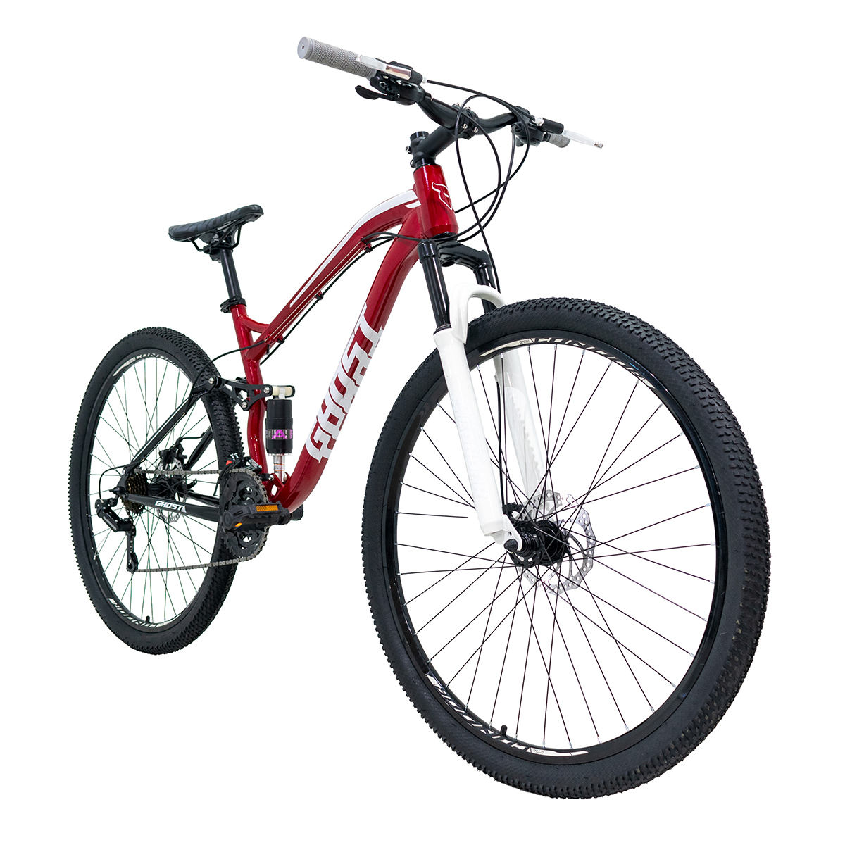 Bicicleta Ghost Scrow Rodada 29 Rojo De Montaña