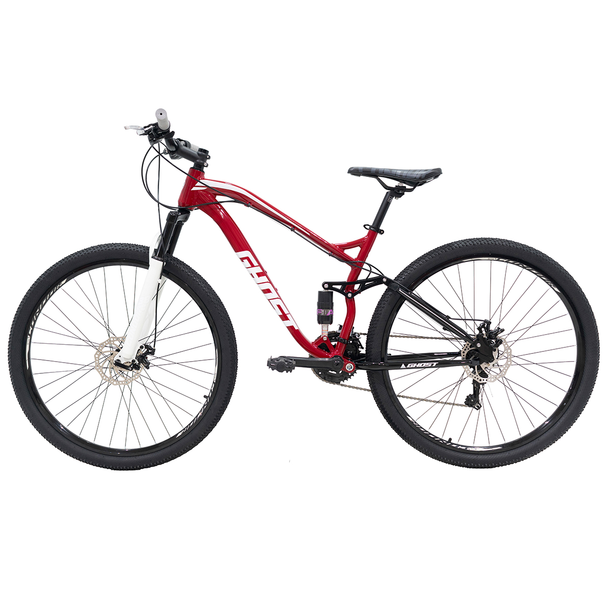 Bicicleta Ghost Scrow Rodada 29 Rojo De Montaña