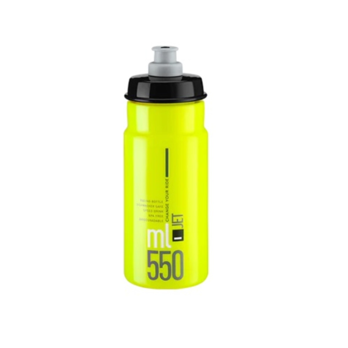 Ánfora de Plástico Elite/Shimano Bio Jet 550ML Amarillo Fosforescente ENDY1