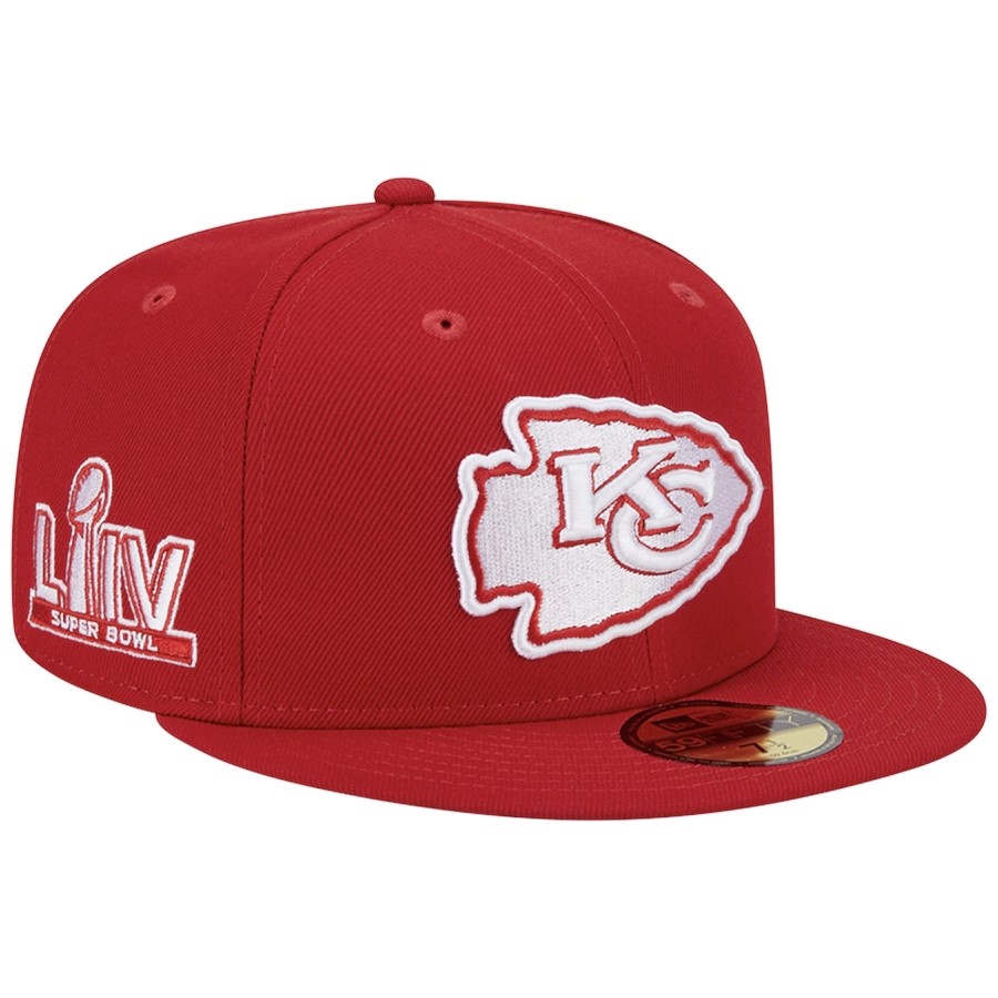 Gorra New Era Ajustada Super Bowl LIV Main Patch 59Fifty Kansas City Chiefs