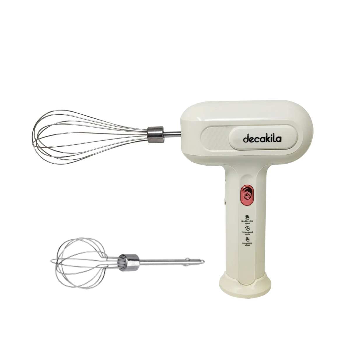 Combo Miniprocesador + Batidora de Inmersión 1 Velocidad + Batidora de Mano 3 Velocidades + Licuadora Personal Inalámbricos Decakila