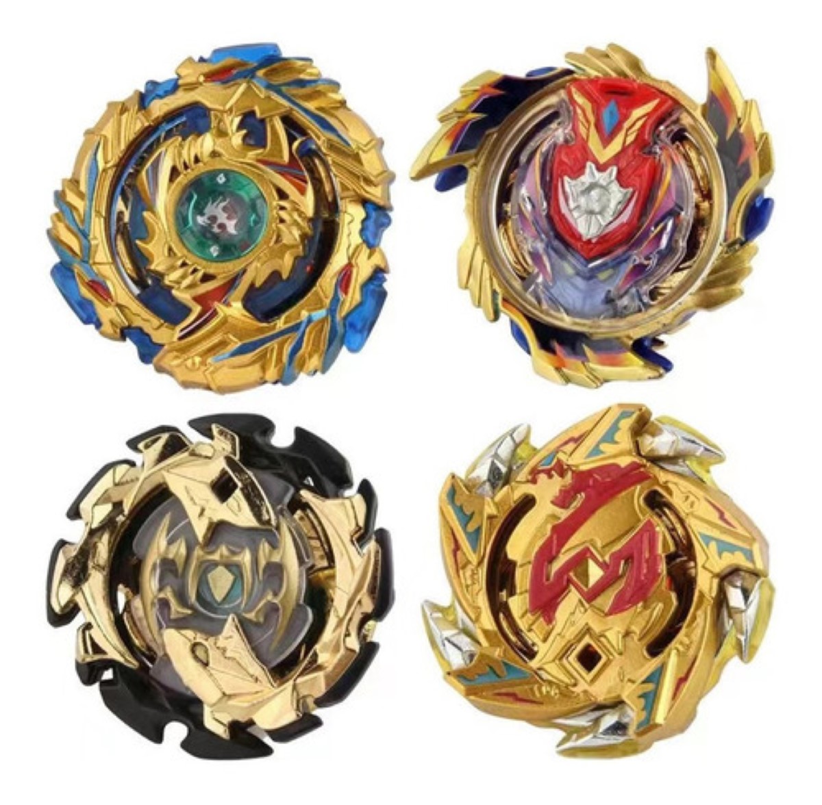 Trompos Top Beyblade Burst Bey Blade Battle, 4 Piezas colores