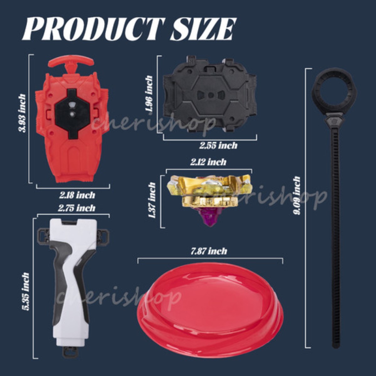 Trompos Top Beyblade Burst Bey Blade Battle, 4 Piezas colores