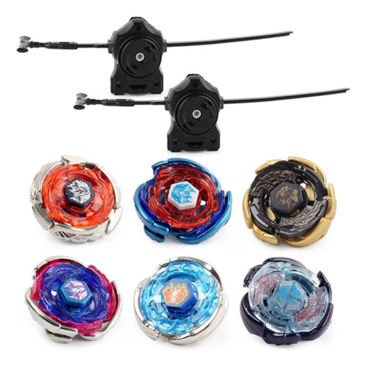 Beyblade Metal 6 Piezas Juguetes De Batalla Trompos colores