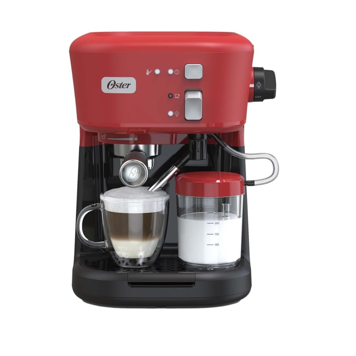 Cafetera Oster 2126011/ BVSTEM5501R Espresso / Capuccino 15 Bares Roja END/ALBY5*