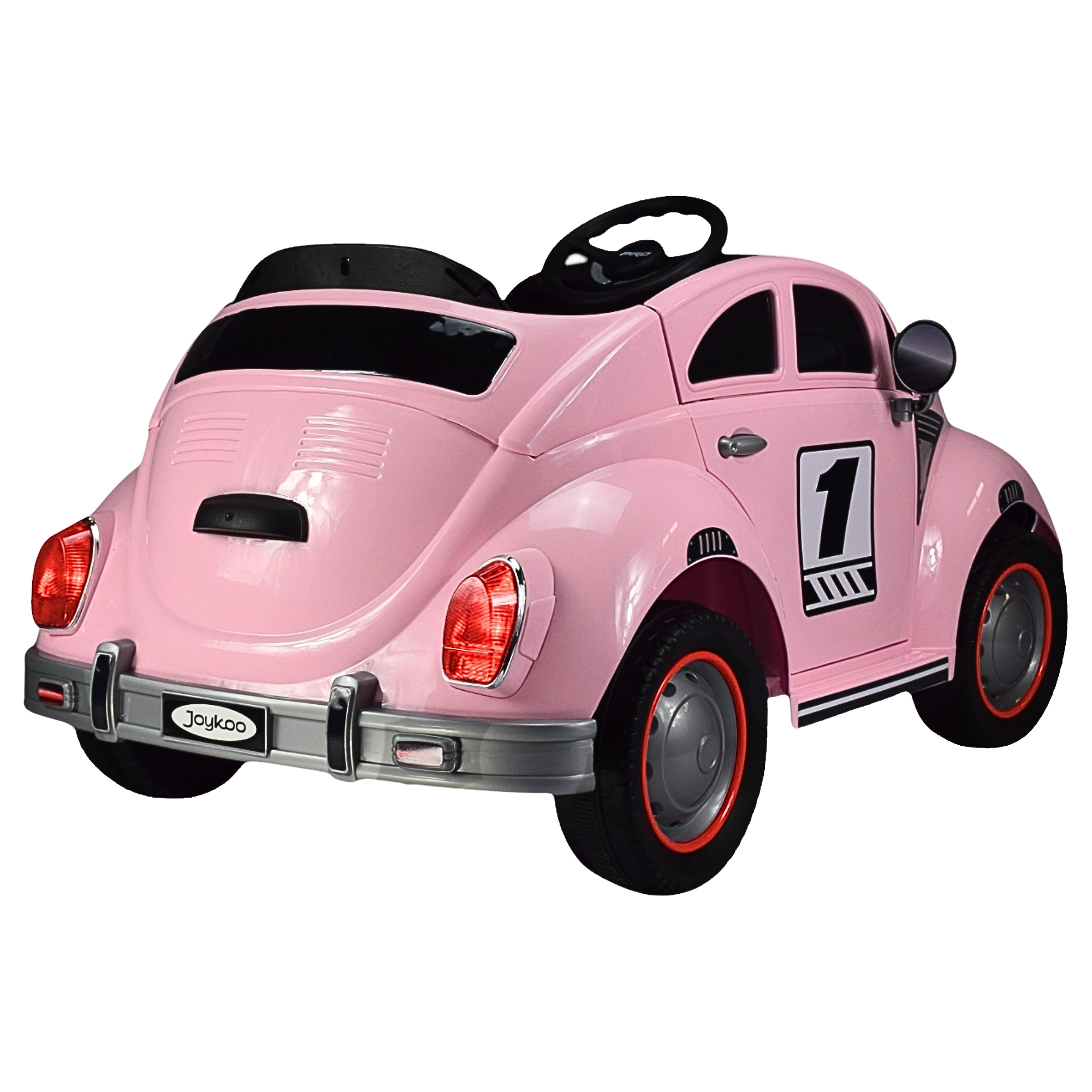 Montable para Niños Vocho Electrico Control Remoto luz 12V - ROSA