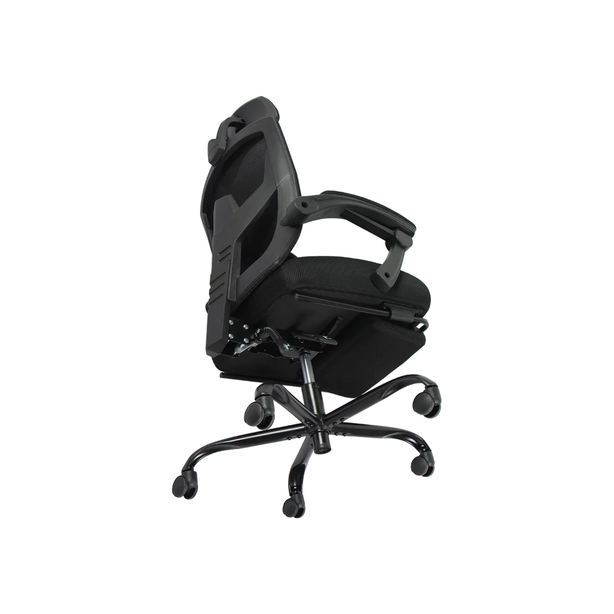 Silla Gamer Balam Rush Bolt Nou, de Malla, Reclinable, Reposa brazos, Reposa pies, hasta 130 Kg, Negro