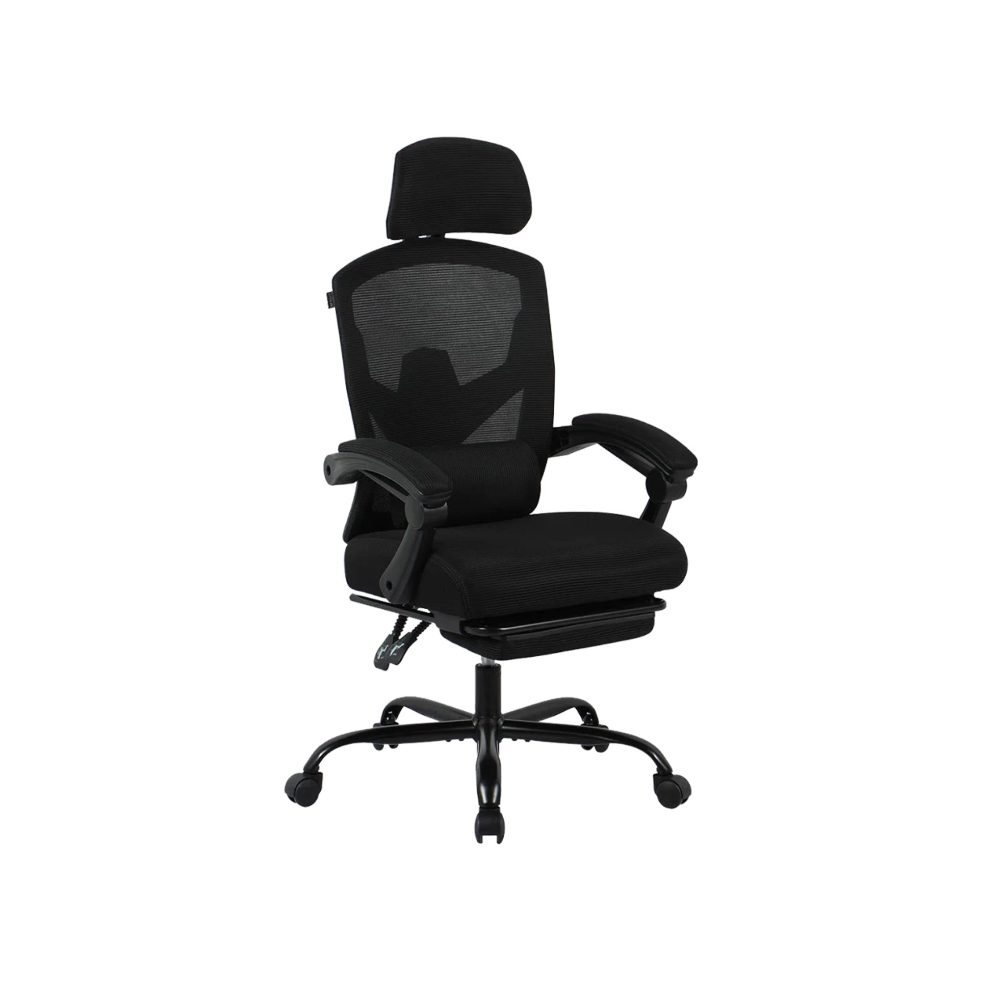 Silla Gamer Balam Rush Bolt Nou, de Malla, Reclinable, Reposa brazos, Reposa pies, hasta 130 Kg, Negro