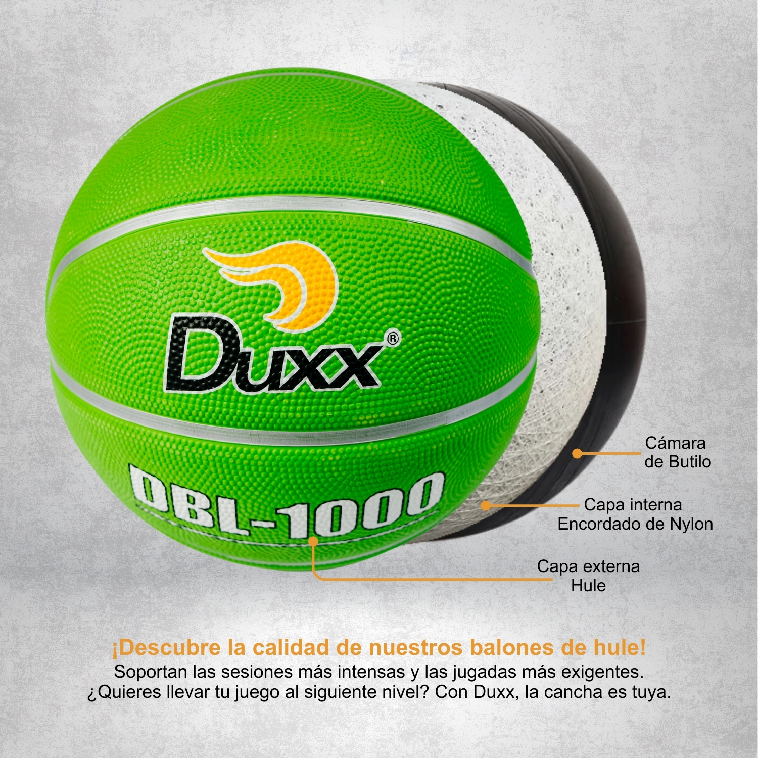 Balón de Basquetbol Duxx #7 Hule 