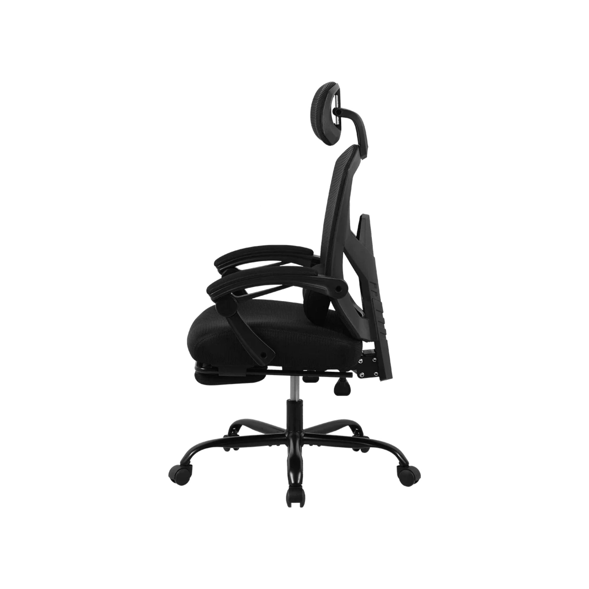 Silla Gamer Balam Rush Bolt Nou, de Malla, Reclinable, Reposa brazos, Reposa pies, hasta 130 Kg, Negro