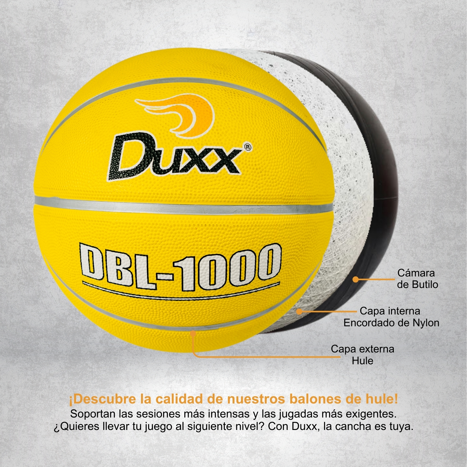 Balón de Basquetbol Duxx #7 Hule 