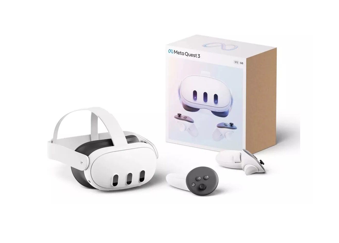 Lentes de Realidad Virtual Meta Quest 3 de 512 Gb Color Blanco