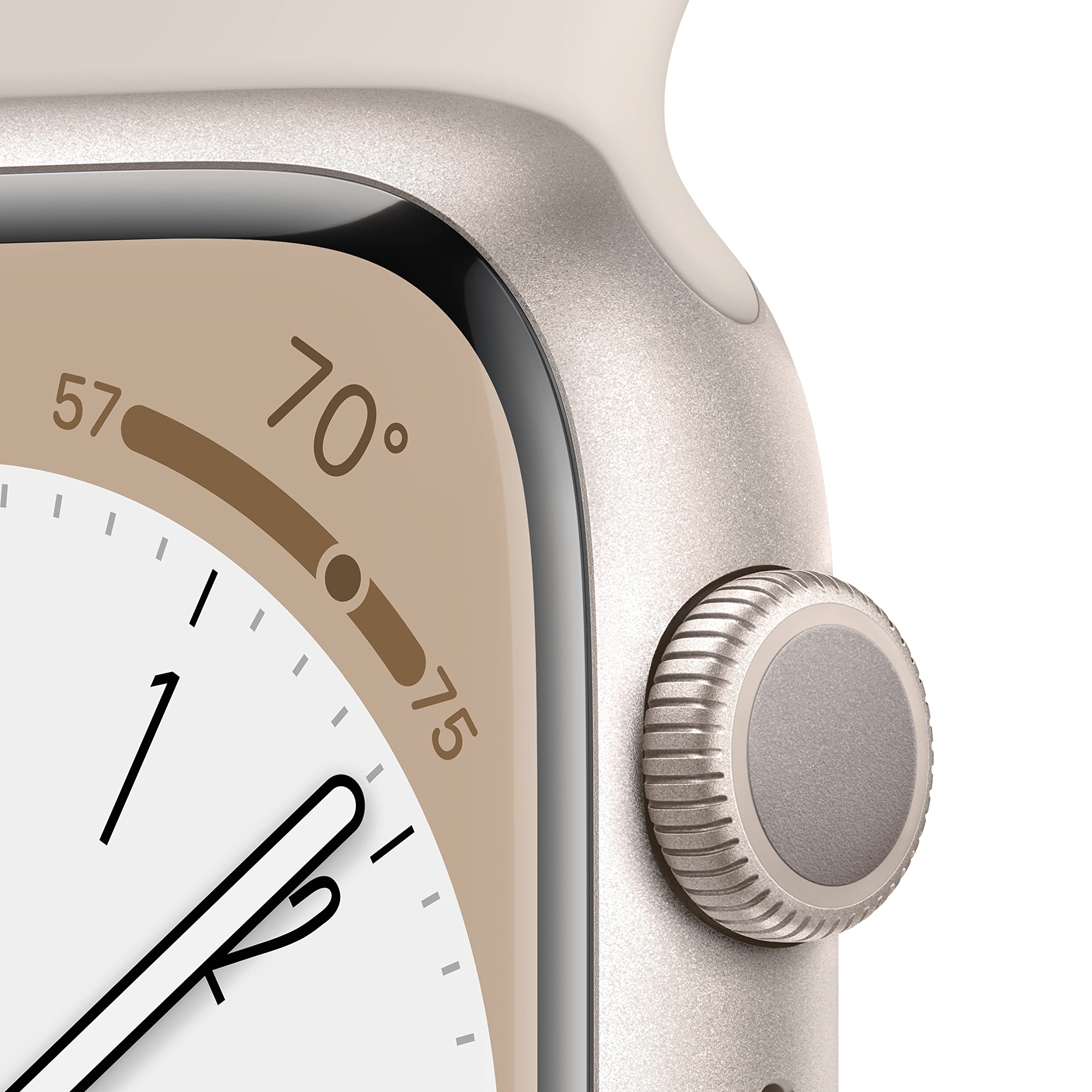 Reloj Apple Watch Serie 8 41mm Starlight Caja de Aluminio con Correa Deportiva Reacondicionado