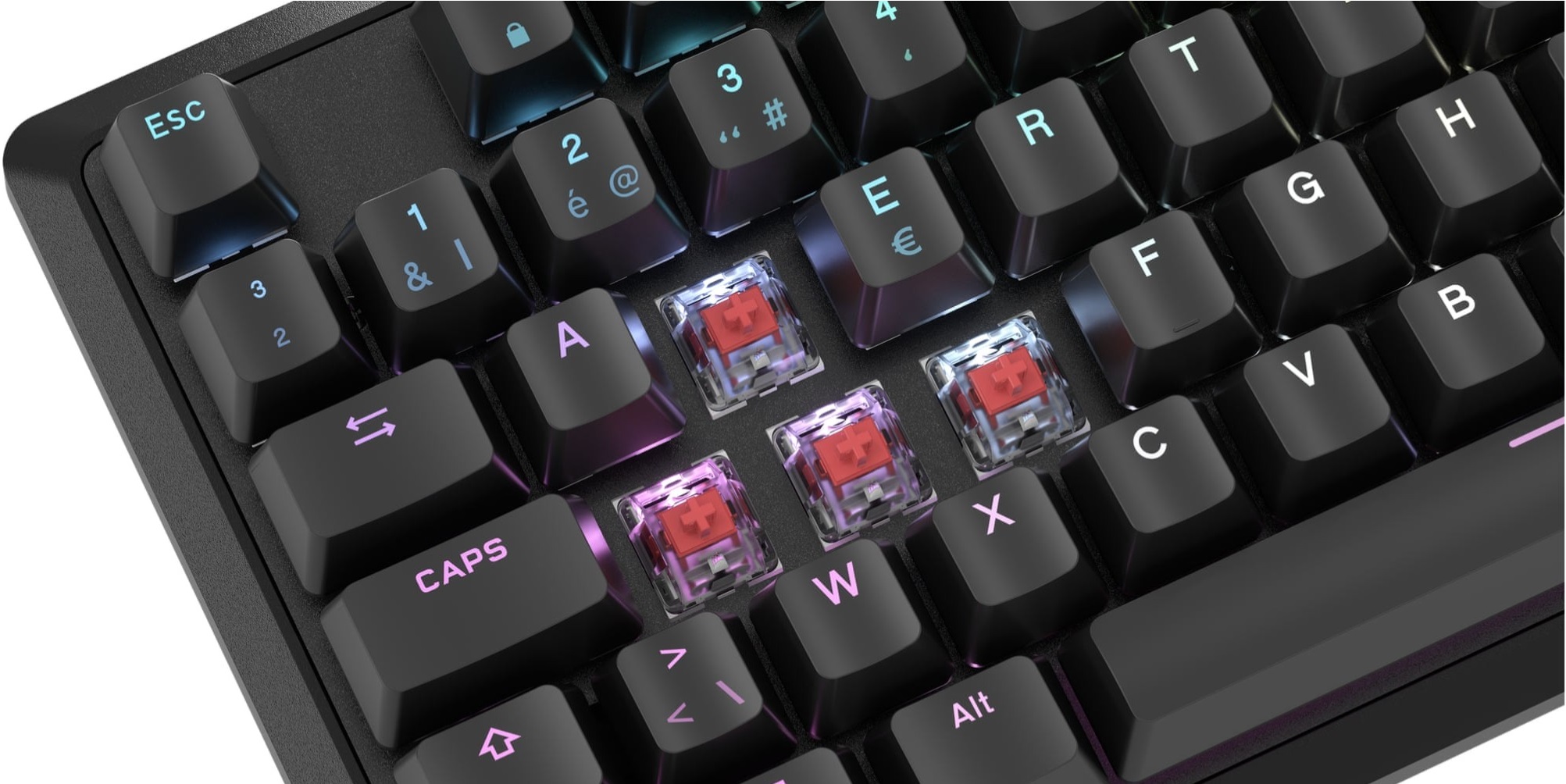 Teclado mecánico para juegos K70 CORE RGB, CH-910971E-NA