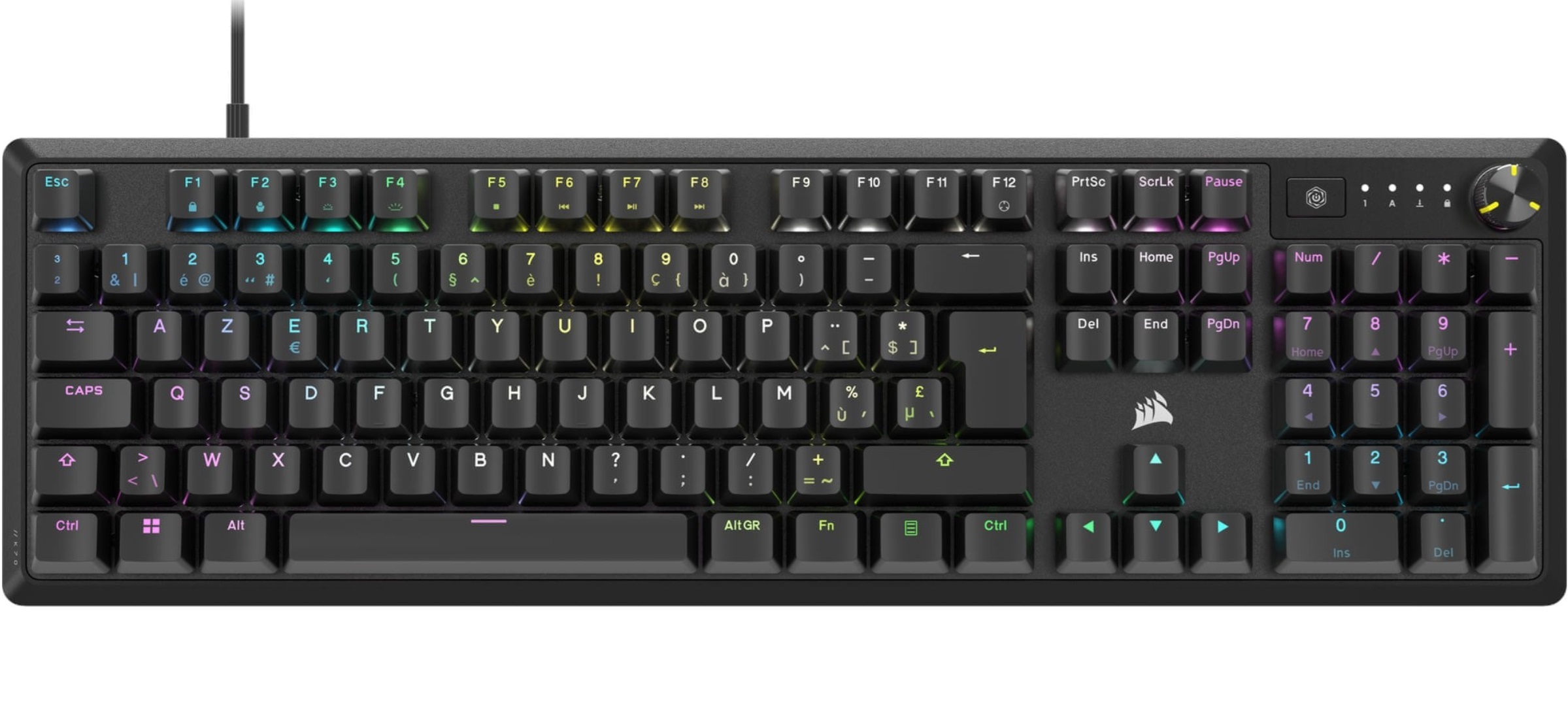 Teclado mecánico para juegos K70 CORE RGB, CH-910971E-NA