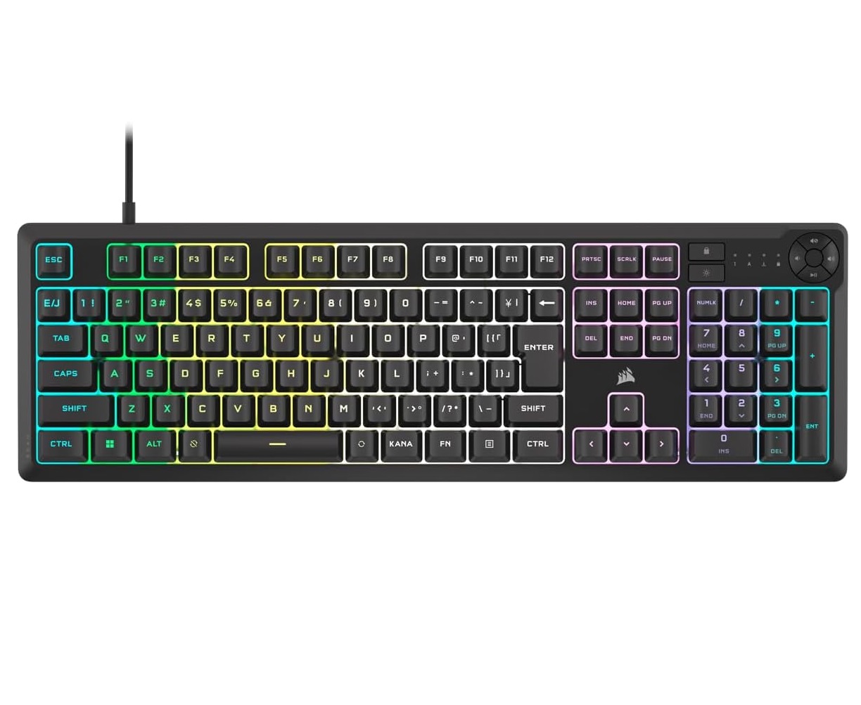 Teclado Gamer Corsair K55 CORE RGB, CH-9226C65-NA