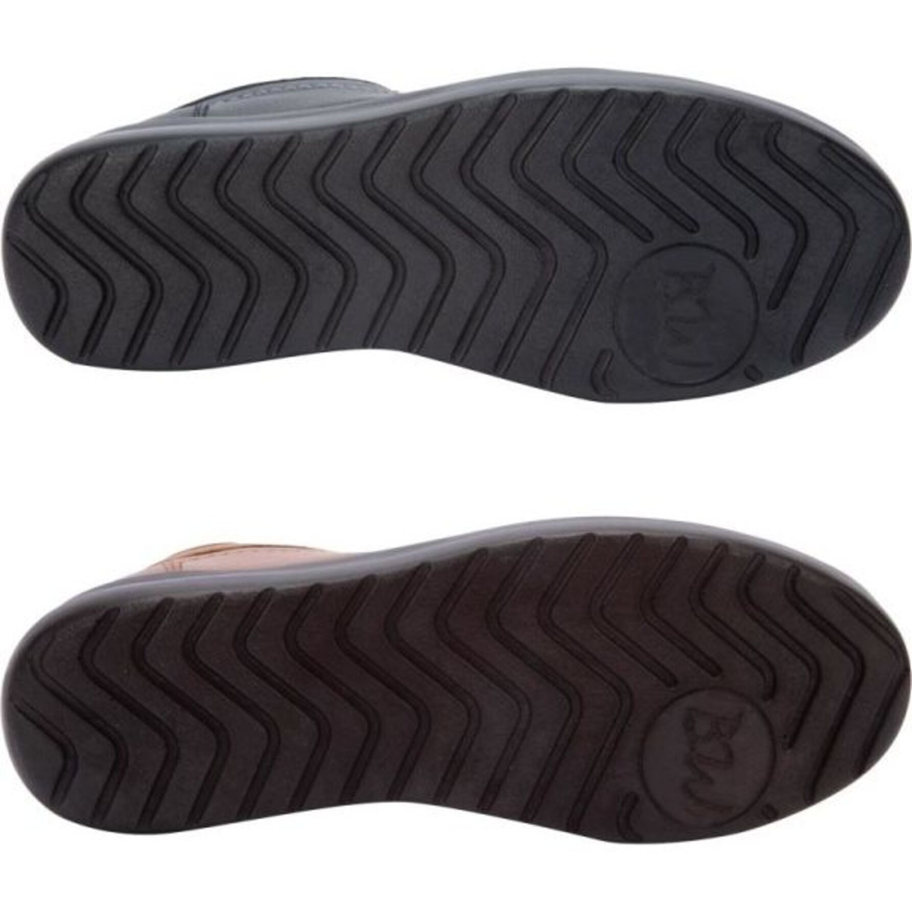 Kit de 2 pares de botines para mujer, con agujetas, acabado flotter, colores negro y café, marca Shosh 1139254