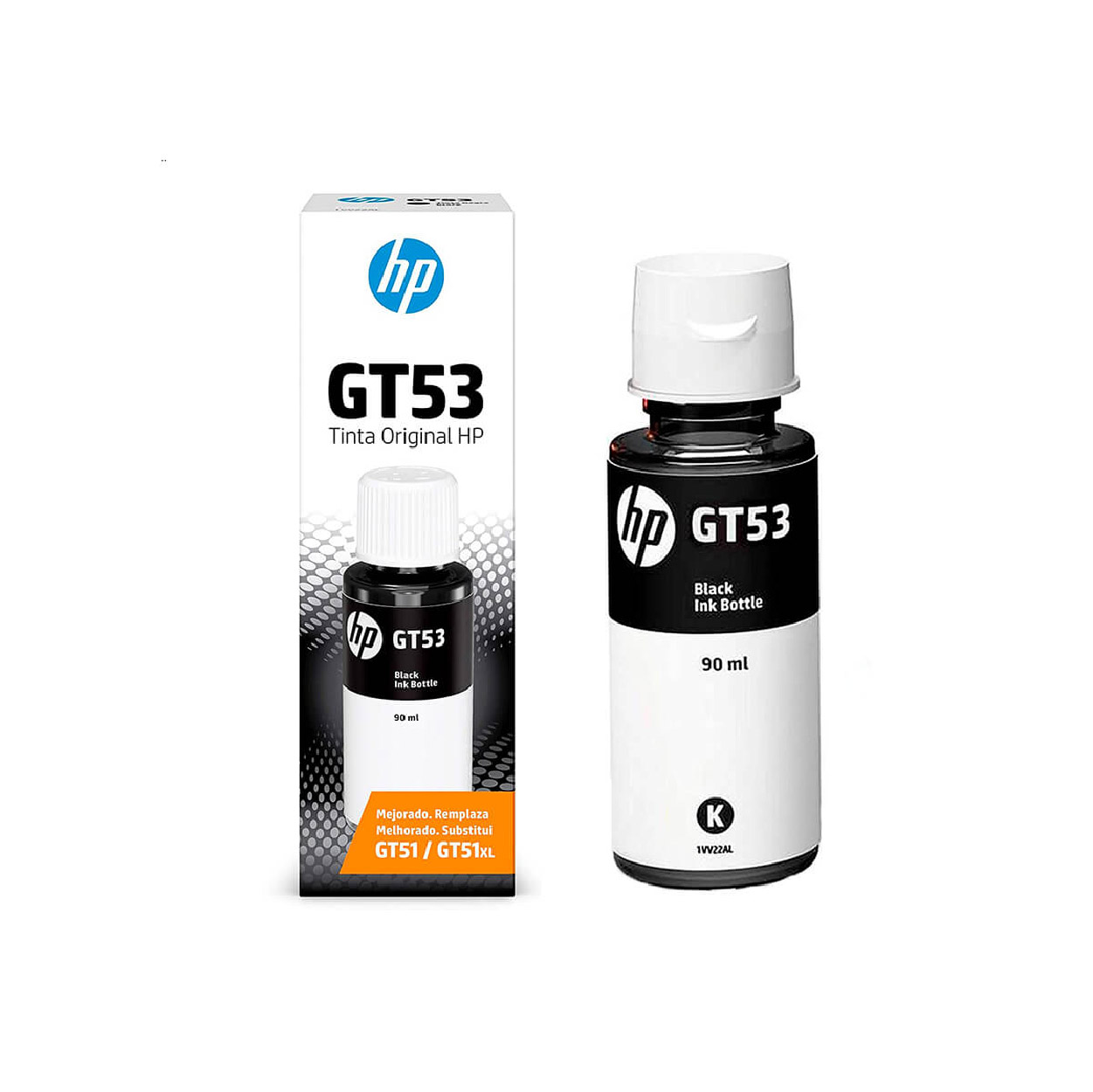 Kit de Tintas  GT53 Negro, GT52 cyan, magenta, Amarillo