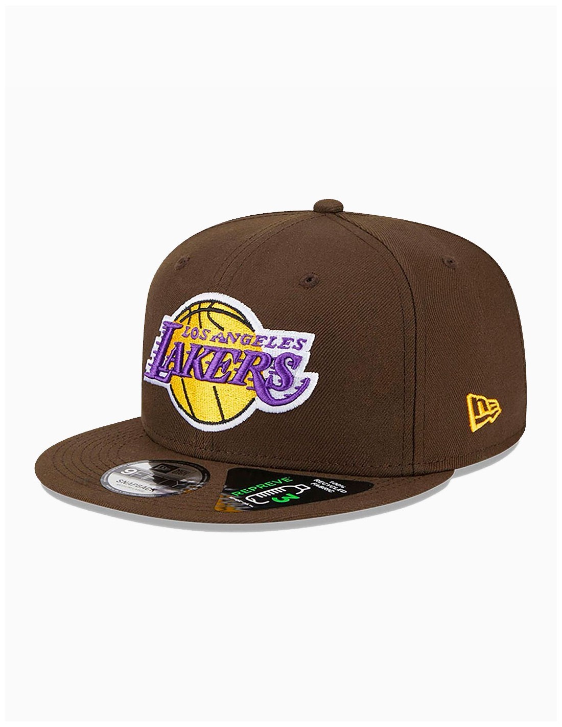 Gorra New Era Los Angeles Lakers Repreve 9Fifty Snapback Cap