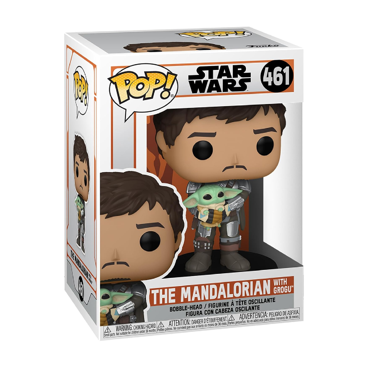 Funko Pop Star Wars: The Mandalorian - Mando Con Baby Yoda