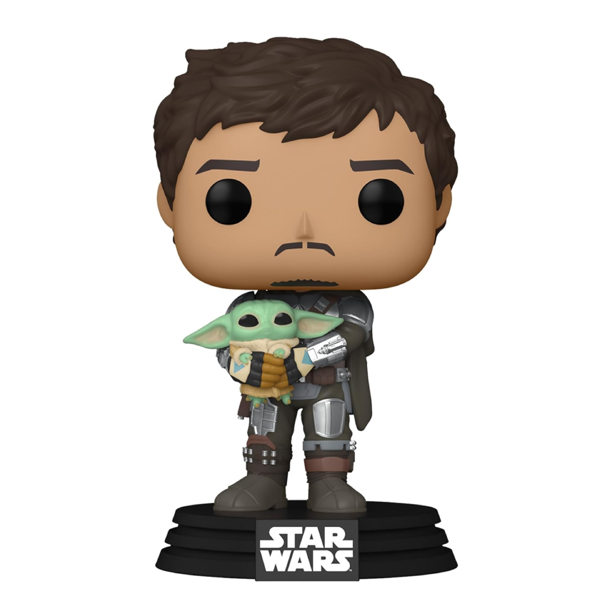 Funko Pop Star Wars: The Mandalorian - Mando Con Baby Yoda