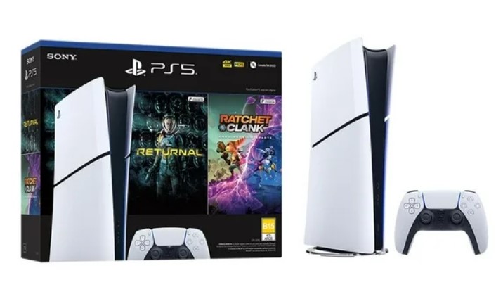 PlayStation 5 Sony 1TB Slim Digital con Ratchet & Clank y Returnal